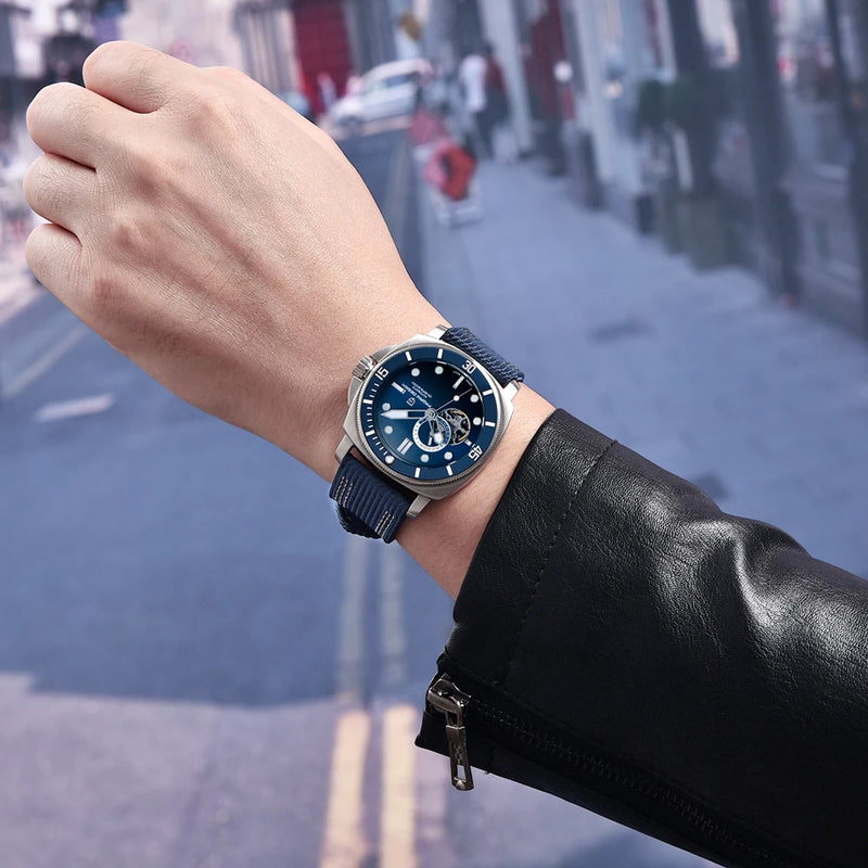 PAGANI DESIGN 2025 New Men's Watches Automatic Watch For Men Tourbillon Skeleton NH39A Mechanical Wristwatch 200M Diving Clock
