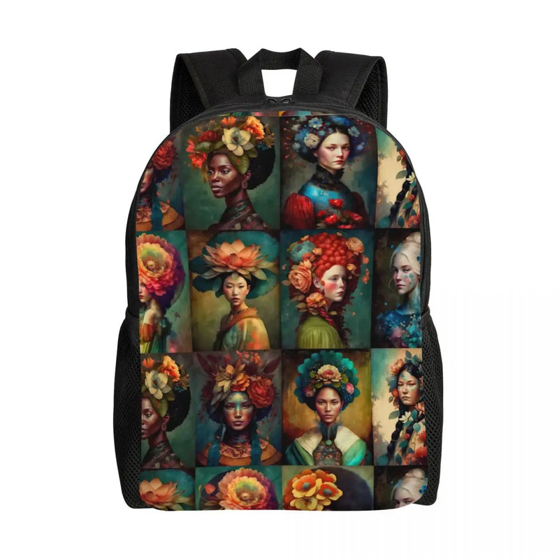 Queen Backpack Miami Meets Africa University Backpacks Boy Girl Elegant School Bags Custom Print Rucksack