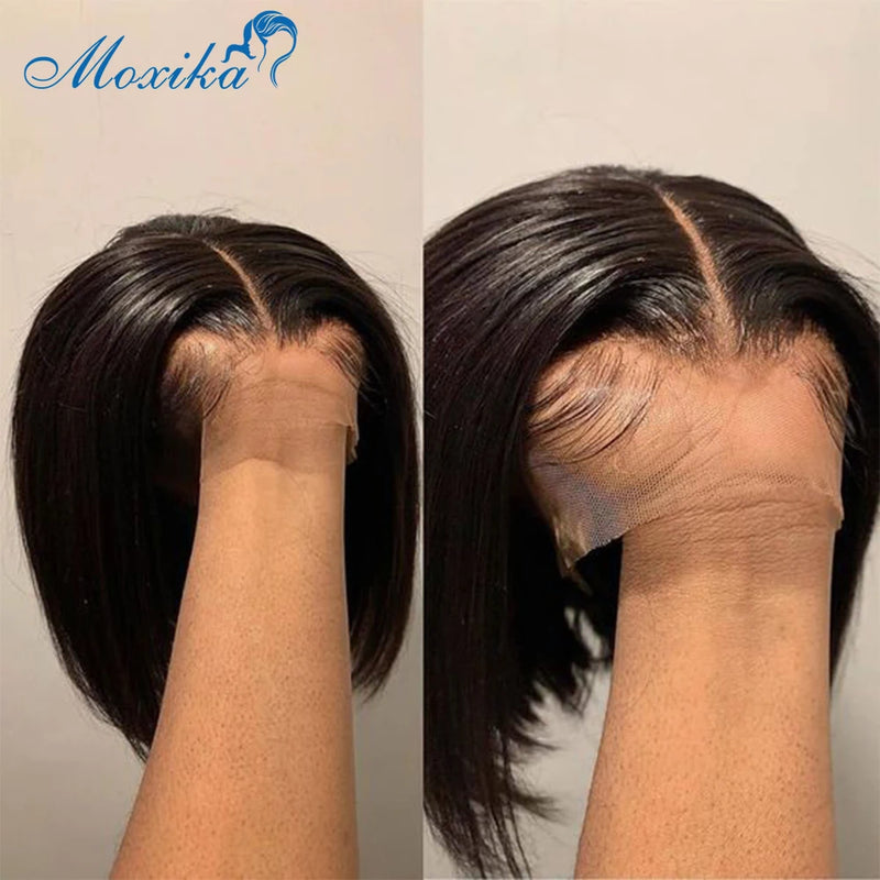 Straight Human Hair Wigs 13x4 Lace Frontal Human Hair Wig Closure Wig Human Hair Wig Short Wig Human Hairs Bob Hair Wig Human