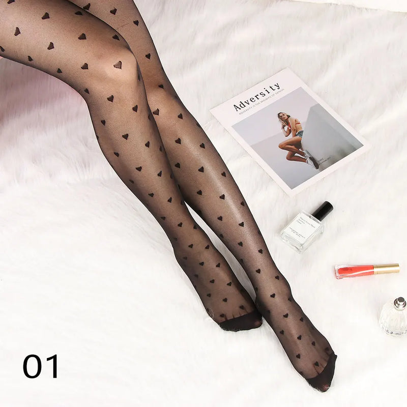 Female Thigh Sheer Elastic Plus Size Women Lingerie Pantyhose Thigh stockings