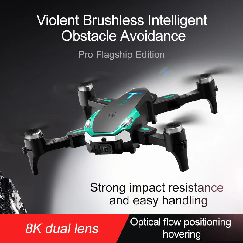 S25/S6 Max Drone 8k Profesional HD Dual Camera Obstacle Avoidance Aerial Photography Optical flow Foldable Quadcopter Toy