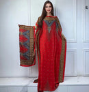 Winyi africano muçulmano senhora verão boho moda impresso kaftan vestido de férias solto streetwear abaya com cinto vestido de praia