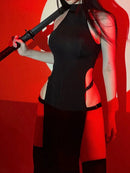 Cosplay freira série uniforme halloween impertinente feminino lingerie erótica convento medieval sexy irmã vestido conjunto trajes