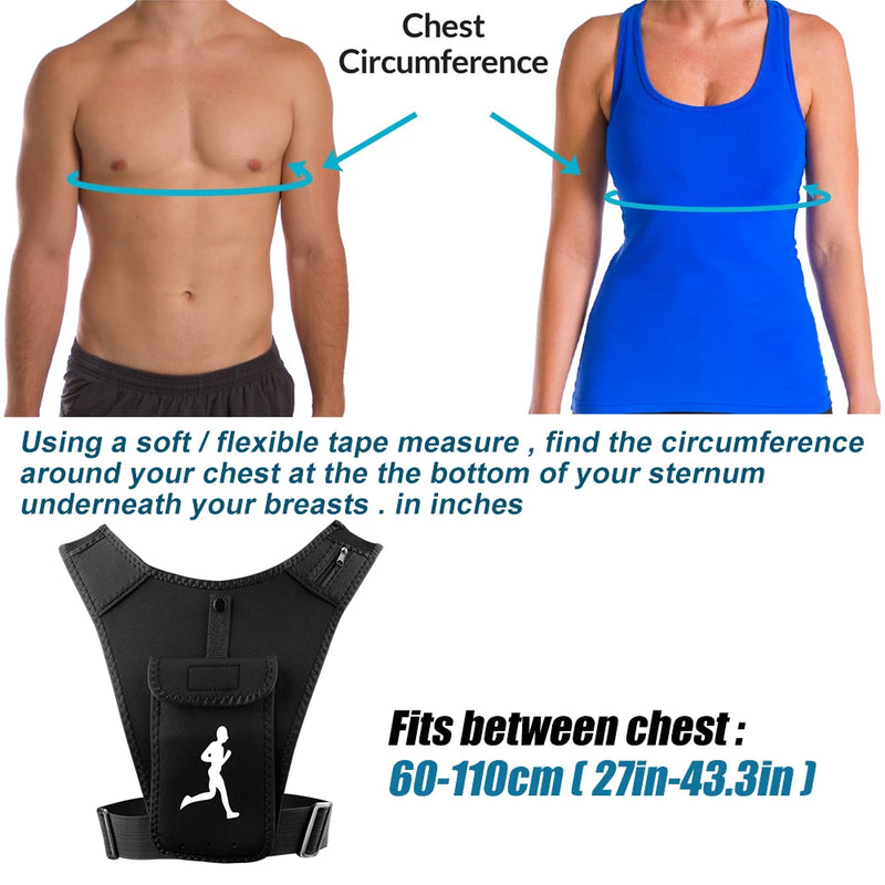 Breathable Lightweight Running Vest with Phone Holder & Hydration Pack, Adjustable Waistband for Cycling Running Hiking Fitness