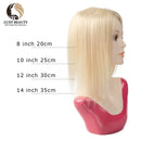 Topper de cabelo humano cinza para mulheres 100% grampo de cabelo humano em postiços natural preto loiro marrom grampo de cabelo em topper cabelo