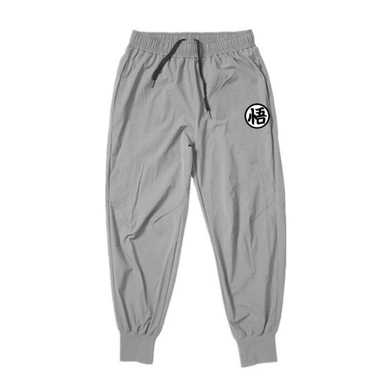Gym Bodybuilding Fitness Trousers Mens Breathable Casual Training Pants Summer Thin Loose Quick-dry Cuffed Running Sweatpants