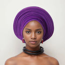 Headtie Africano para Mulheres, Headtie Nigeriano, Aso Oke Headtie, Envoltórios Cabeça, Turbante Gele, Alta Qualidade, Festa de Casamento