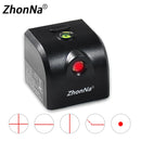 Mini laser nível redlight cruz horizontal linha vertical calibrador ferramenta de medição portátil com função adsorção reparação