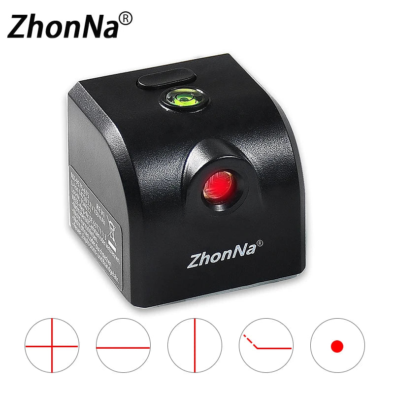 Mini laser nível redlight cruz horizontal linha vertical calibrador ferramenta de medição portátil com função adsorção reparação