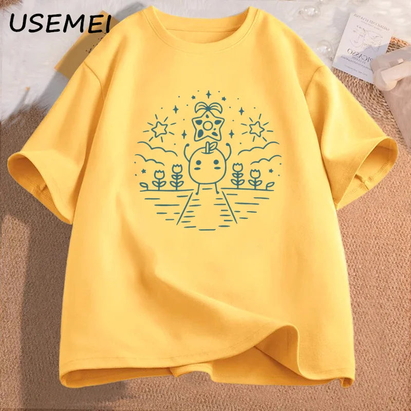Stardew Valley Gaming T Shirts Harajuku Pullover Stardew Video Game T-shirt Cotton Short Sleeeve Streetwear O Neck Loose Tshirts