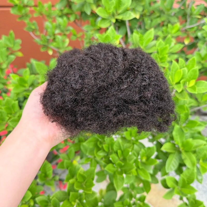 4C Afro Kinky Bulk Braiding Human Hair Extensions No Weft Brazilian Remy Bulk Natural for Locs Braiding