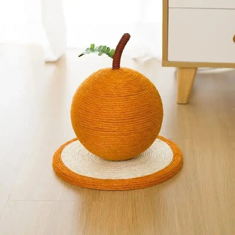 Carrot Pattern  Scratching Board Pet Toys for inding Claws And Itching Relief Jute Material Medium Size  Scratching Post