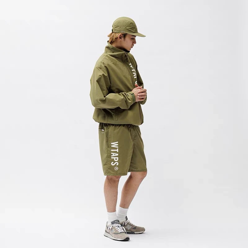WTAPS Summer Outdoor Nylon orts Lightweight Breathable Beach Sports Pants Qui Dry Regular Thin Five-Quarter Length Y...