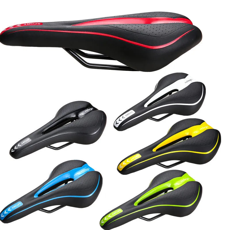 Bike Seat Comfortable Bicycle Saddle with Ergonomic Zone for Men & Women Bike Saddle Universal fit for BMX, MTB & Road Bike