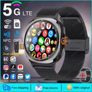 2025 novo relógio inteligente 4g/5g sim completo netcom wifi nfc gps 32gb relógios para homem 32gb de armazenamento câmera hd smartwatch para ios/android