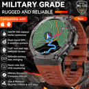 Novo t-rex 3 banda dupla gps militar relógio inteligente 48mm 10atm resistente à água 500mah bateria bússola altímetro smartwatch para huawei