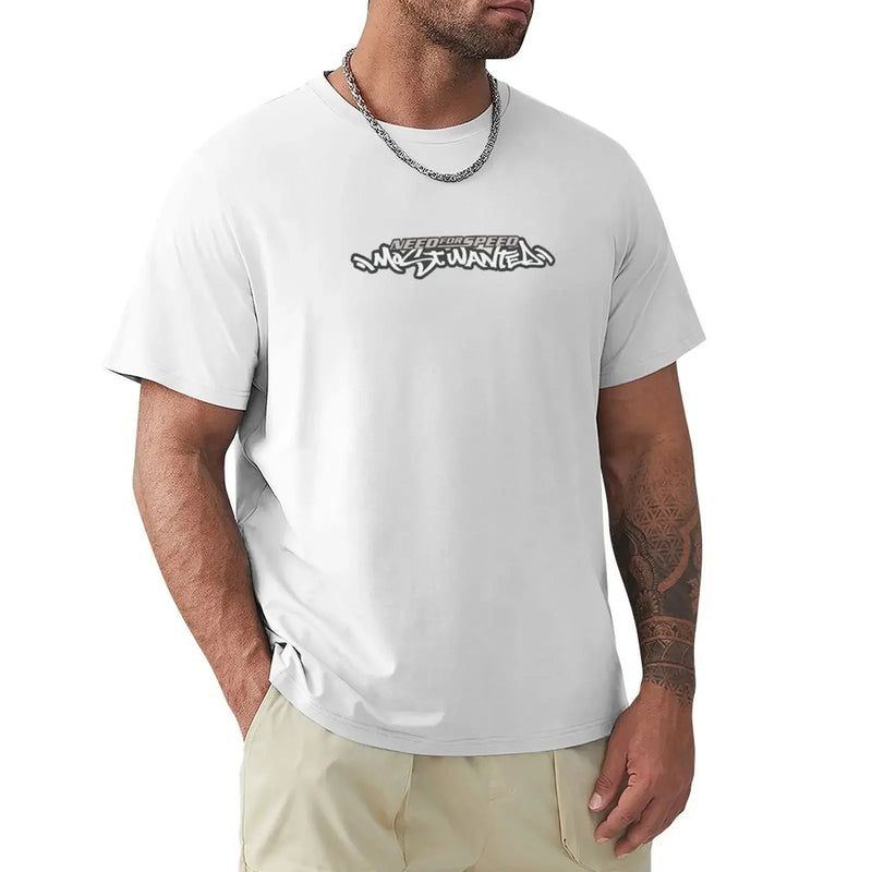 NFS Most Wanted T-Shirt Boys Whites Funny T-shirts Rapper Graphic Tees Summer Top Fruit of The Loom Mens T Shirts
