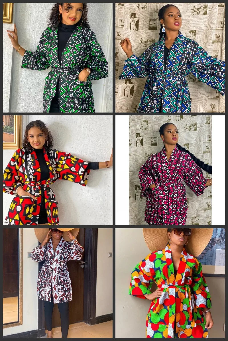 Vestidos de impressão africano para mulheres dashiki cinto geométrico femme vestido roupas africanas plus size retro áfrica natal robe