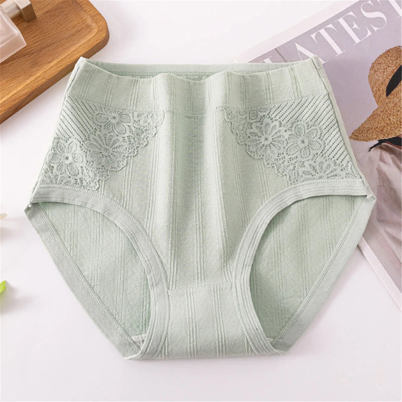 Women's Panties Large Size Underwear Seamless High-Rise Solid Cotton Underpants Ladies Lingerie Sexy For 40-100KG