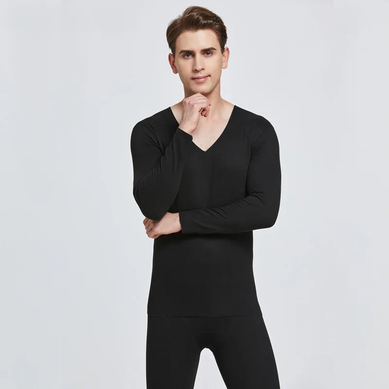 Outono e inverno sem marcação conjunto de roupa interior térmica masculina das mulheres de engrossado qiu yi qiu calças de veludo inverno camisa de fundo