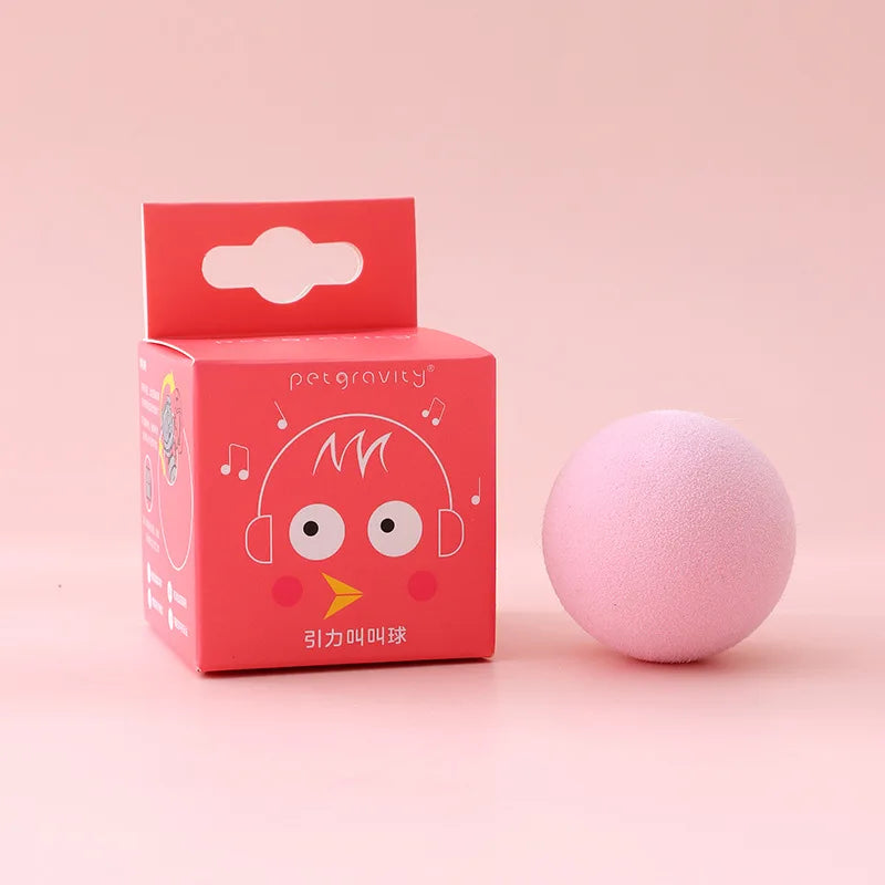 Interactive Ball Smart Cat Toys Catnip Cat Training Toy Kitty Pet Playing Ball Pet Squeaky Supplies Products Toy for Cats Kitten