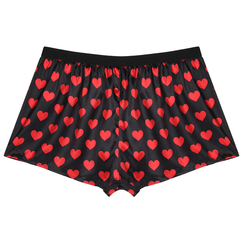 Sexy Shiny Satin Funny Boxer Shorts Mens Shorts Lightweight Panties Boxer Short for Lingerie Nightwear Japanese Man Underwear