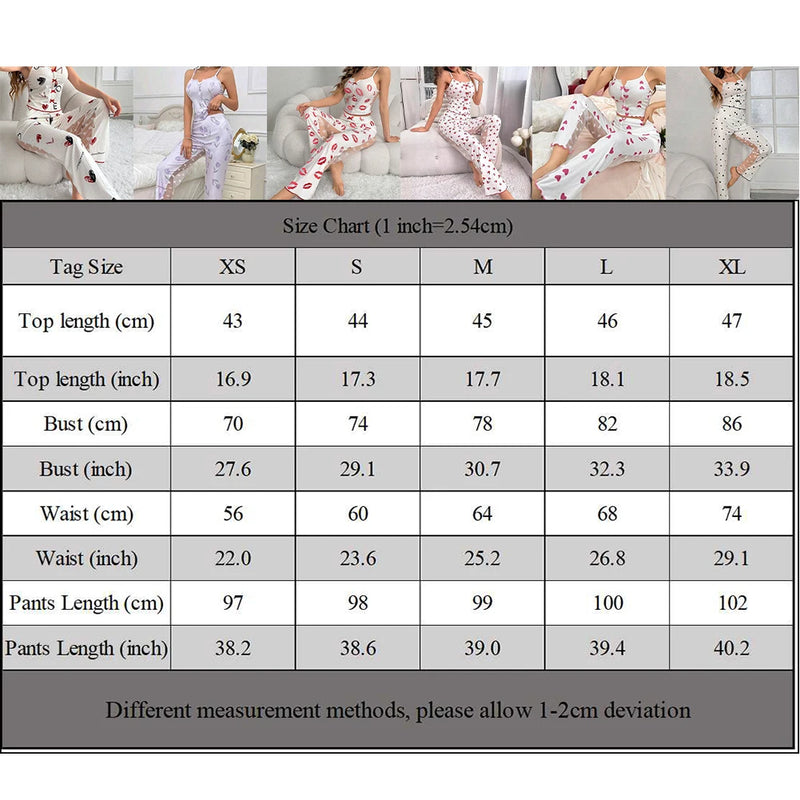 2-Piece Women Sexy Transparent Mesh Lace Set Printed Pants Home Clothes Pajama Female Sexy Comfortable Soft Underwear