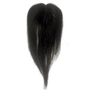 Nenhum clipes de cabelo humano franja francesa gancho e laço pasta mágica toppers para mulheres fácil de usar adesivos de costura remendos de cabelo extensão