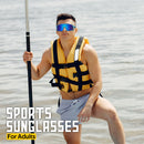 Óculos esportivos masculinos polarizados óculos de sol bicicleta mtb ciclismo uv400 óculos para pesca caminhadas jogging golfe beisebol