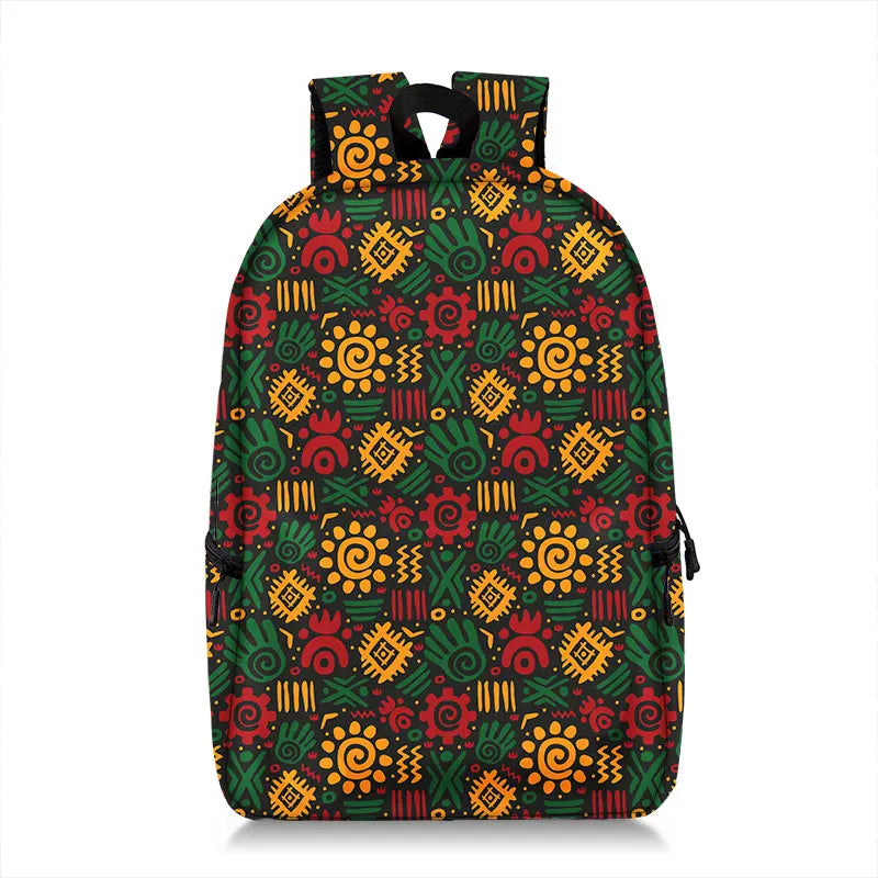 African Women Backpack Africa Tribal Ethic Shoulder Travel Bags Fashion Rucksack Teenager Laptop Daypack School Bags Gift