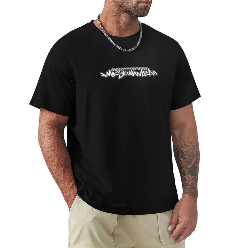 NFS Most Wanted T-Shirt Boys Whites Funny T-shirts Rapper Graphic Tees Summer Top Fruit of The Loom Mens T Shirts