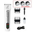 Profissional High Power Dog Hair Cutter, Low Noise Pet Trimmer, Grooming Clippers com guarda pentes para animais