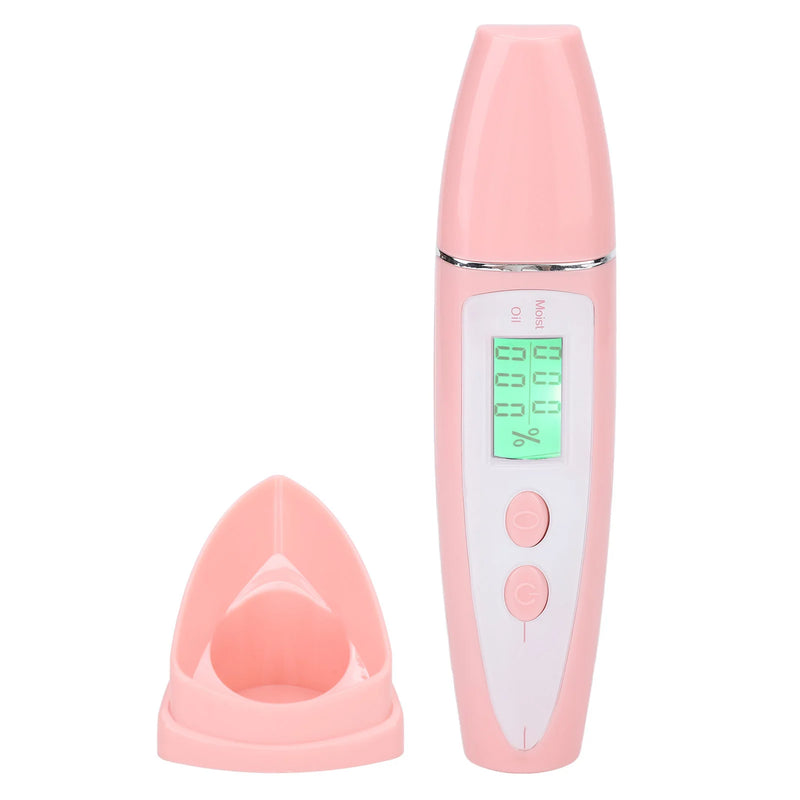 Testador de pele facial display inteligente cuidados com a pele portátil digital detector de pele caneta para casa salão de beleza display inteligente testador de pele