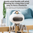 Mini ventilador para carrinho, ventilador oscilante automático, ventilador portátil alimentado por bateria de 1200mAh, ventilador com clipe de tripé flexível de 3 velocidades para carro