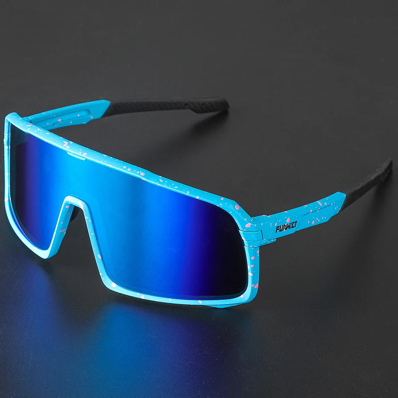 Óculos esportivos masculinos polarizados óculos de sol bicicleta mtb ciclismo uv400 óculos para pesca caminhadas jogging golfe beisebol