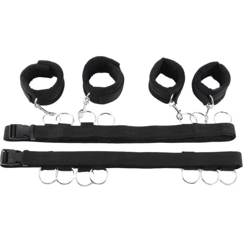 Conjunto bdsm de brinquedo, algemas sexuais para casal, kit adulto, algema sexual bdsm, venda, strapon, cama, bondage, escravo, sadomasochismo