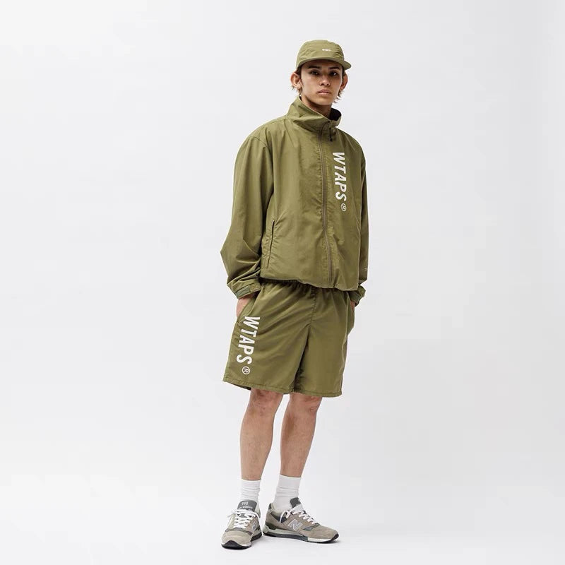 WTAPS Summer Outdoor Nylon orts Lightweight Breathable Beach Sports Pants Qui Dry Regular Thin Five-Quarter Length Y...