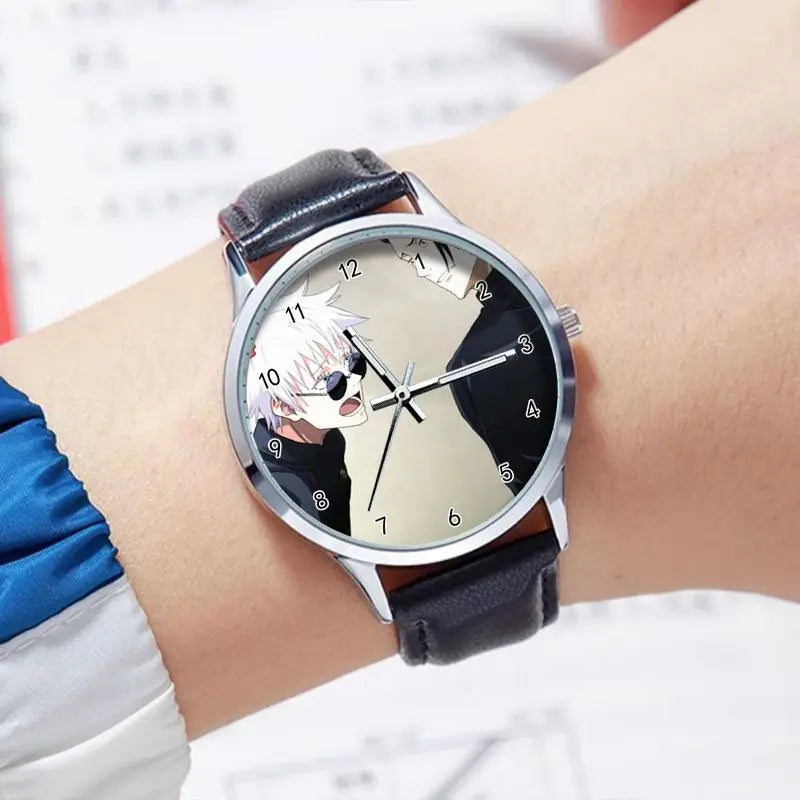 Jujutsu Kaisen Gojo Satoru Waterproof Watch Student pointer Watch Lolita Birthday present Cosplay Cute Cartoon Xmas Gifts