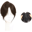 Nenhum clipes de cabelo humano franja francesa gancho e laço pasta mágica toppers para mulheres fácil de usar adesivos de costura remendos de cabelo extensão