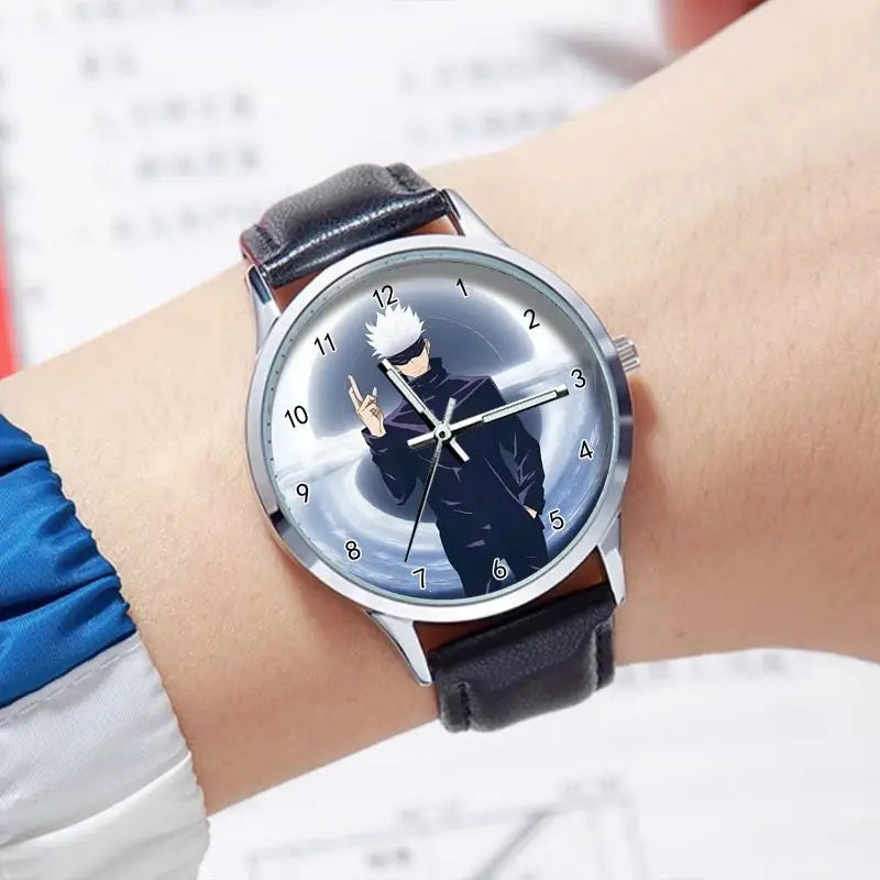 Jujutsu Kaisen Gojo Satoru Waterproof Watch Student pointer Watch Lolita Birthday present Cosplay Cute Cartoon Xmas Gifts