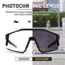 Kapvoe fotocromático condução bicicleta esportes ciclismo óculos de sol correndo ao ar livre das mulheres dos homens ciclismo mtb uv400 óculos