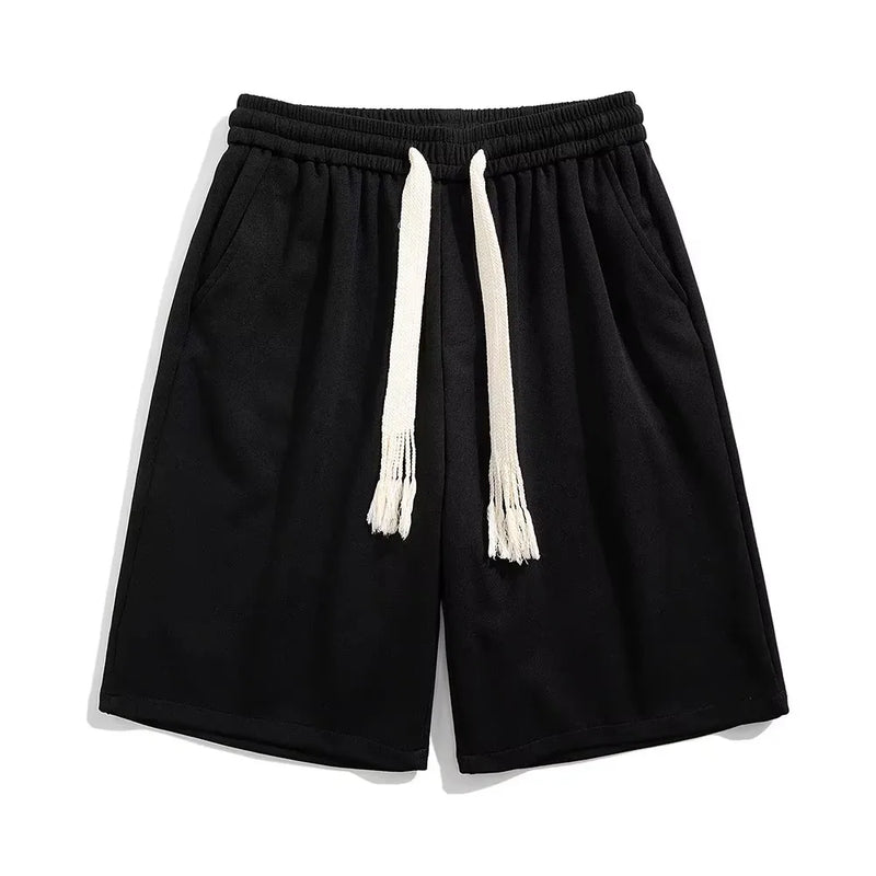 Loose version basketball shorts men's summer thin casual sports five-point pants drawstring waistline