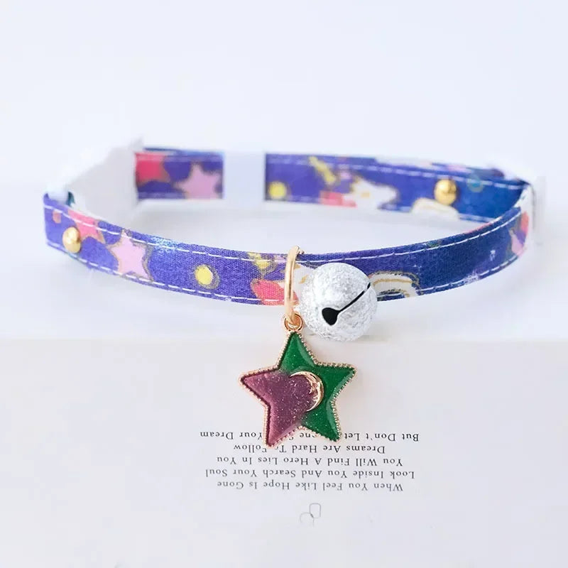 Adjustable Newborn Kitten Collar, Breakaway Safety Collar with Bell, Soft and Comfortable, Ideal for Small Dogs, Pet Accessories
