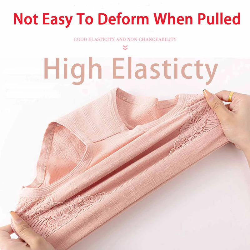 Women's Panties Large Size Underwear Seamless High-Rise Solid Cotton Underpants Ladies Lingerie Sexy For 40-100KG