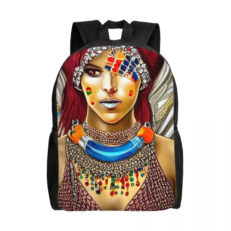 Queen Backpack Miami Meets Africa University Backpacks Boy Girl Elegant School Bags Custom Print Rucksack
