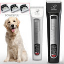Profissional High Power Dog Hair Cutter, Low Noise Pet Trimmer, Grooming Clippers com guarda pentes para animais