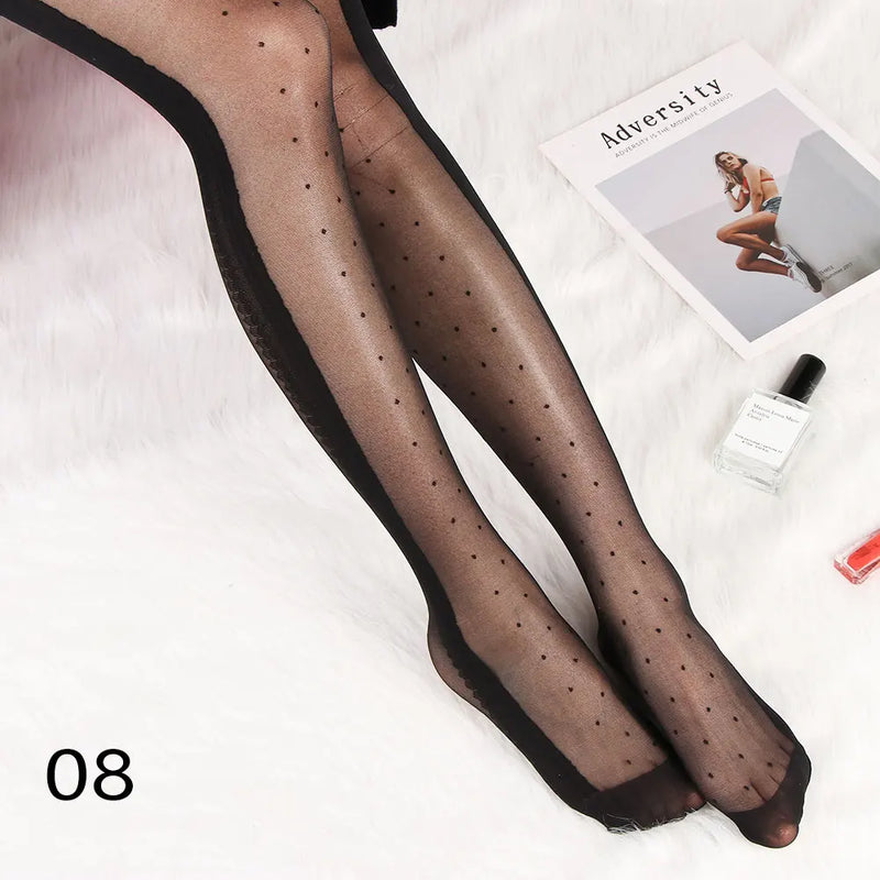 Female Thigh Sheer Elastic Plus Size Women Lingerie Pantyhose Thigh stockings