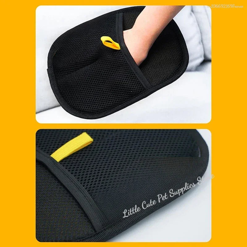 Luva para remoção de pelos de animais de estimação, luvas eletrostáticas para remoção de pelos de cães e gatos, luvas adesivas, tapete, escova de limpeza de roupas