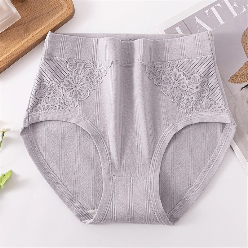 Women's Panties Large Size Underwear Seamless High-Rise Solid Cotton Underpants Ladies Lingerie Sexy For 40-100KG