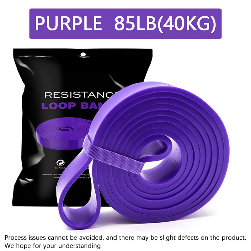 Latex Resistance Bands Pull Up Gym Home Fitness Rubber Expander Loop Strength Assist Workout Training Equipment